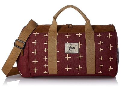 India Desire : Buy Gear Sport 21 ltrs Maroon and Brown Fresher Duffel NO. 1 From Rs 299 At Amazon